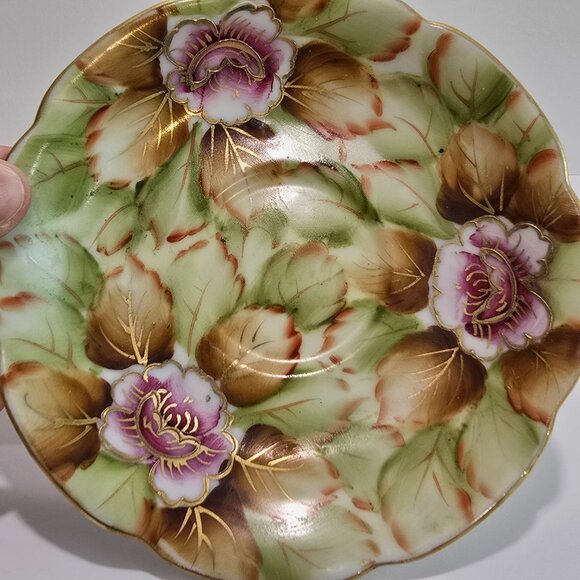 Shafford - Vintage Hand Painted Tea Cup & Saucer, Pink Peonies - Picture 5 of 7